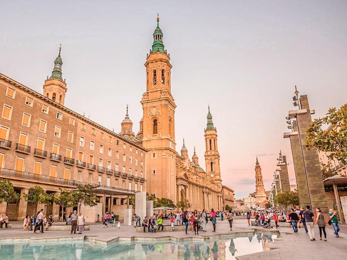 Appartamento Gran Piso Pleno Centro. Plaza Del Pilar + Desayuno Saragozza Esterno foto