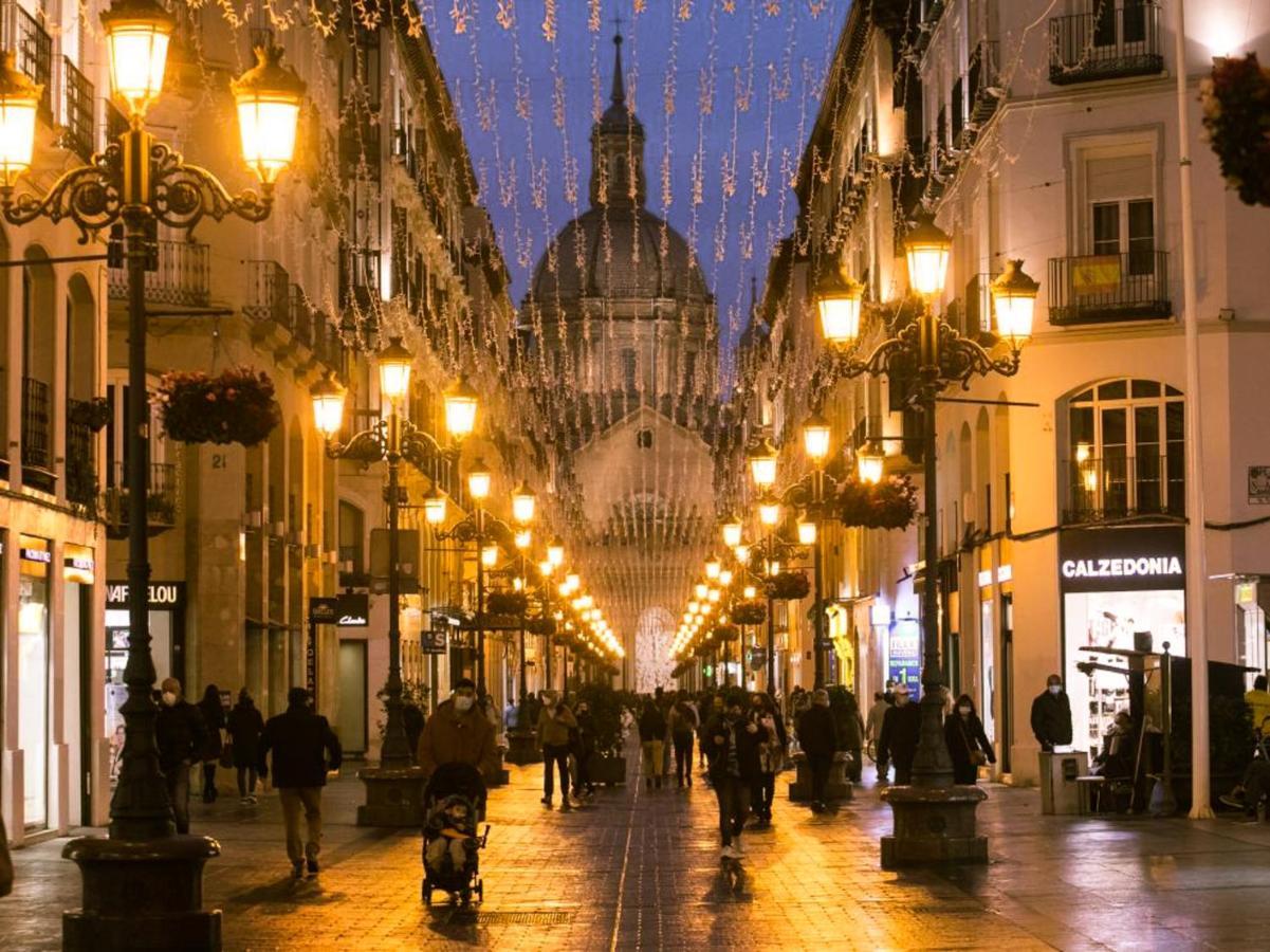 Appartamento Gran Piso Pleno Centro. Plaza Del Pilar + Desayuno Saragozza Esterno foto
